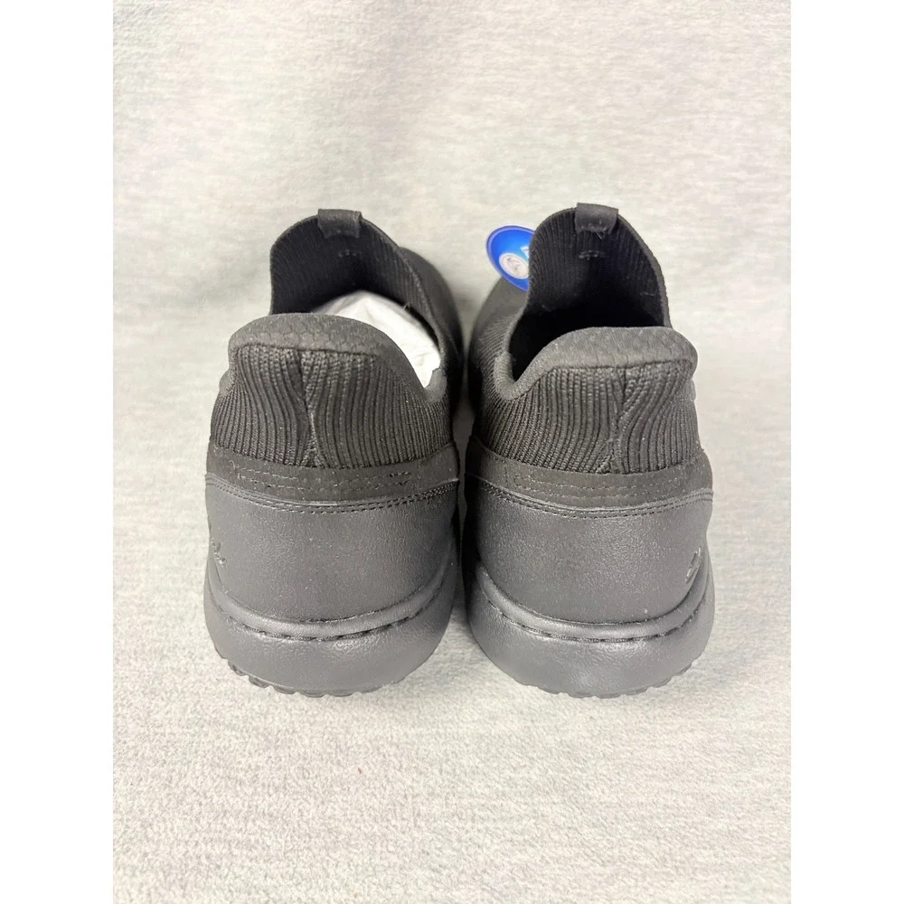 Clarks ClarksPro Free Step In Sneakers Mens 14 M Black Knit Slip On Comfort